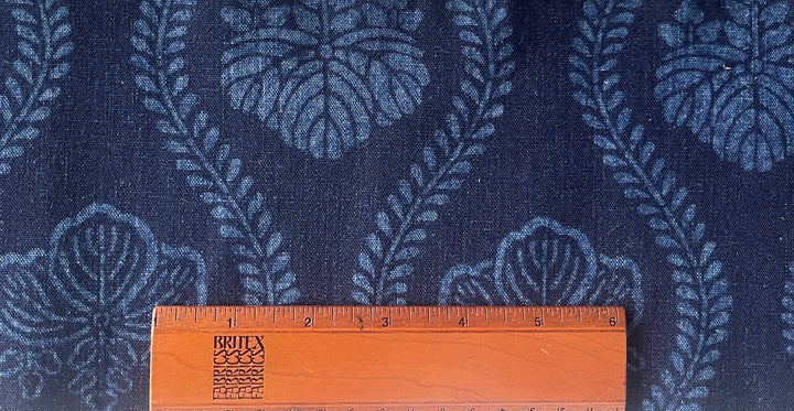 Kiri Traditional Tsutsugaki Indigo Cotton (Made in Japan)