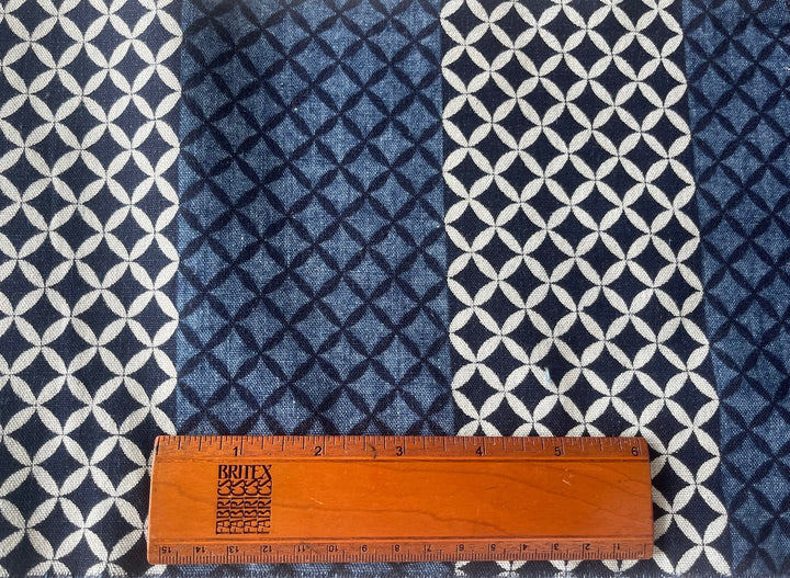 Shippo 7 Treasures Traditional Tsutsugaki Indigo Cotton (Made in Japan)