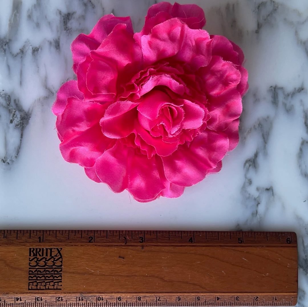Glorious Hot Pink Peony Silk Flower (Made in USA)