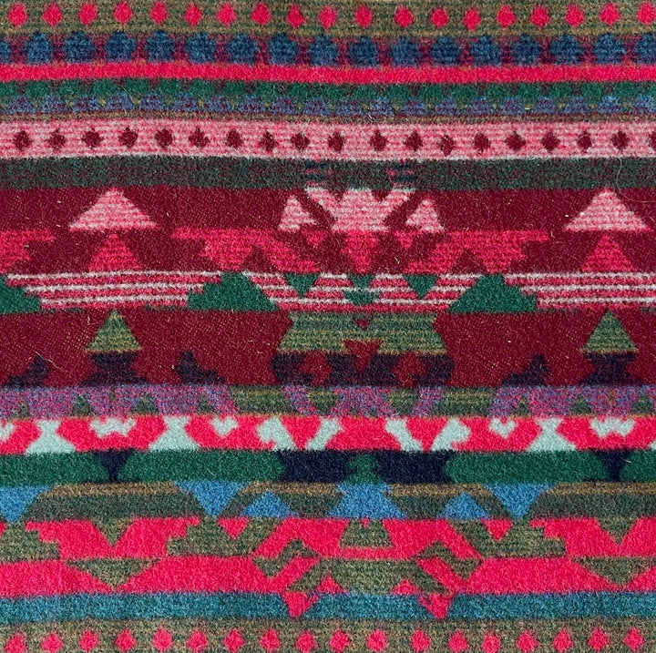 Etro Mid to Heavyweight Tribal Double-Faced Wool Blend Melton Coating (Made in Italy)