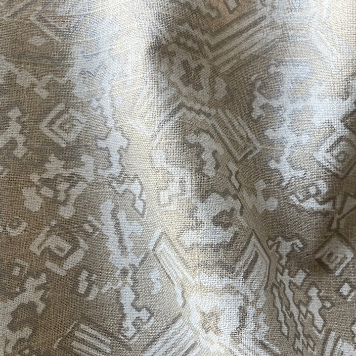 Mid-Weight Flaxen & Fog Kilim Linen (Made in Poland)