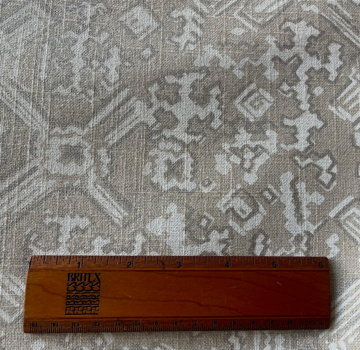Mid-Weight Flaxen & Fog Kilim Linen (Made in Poland)