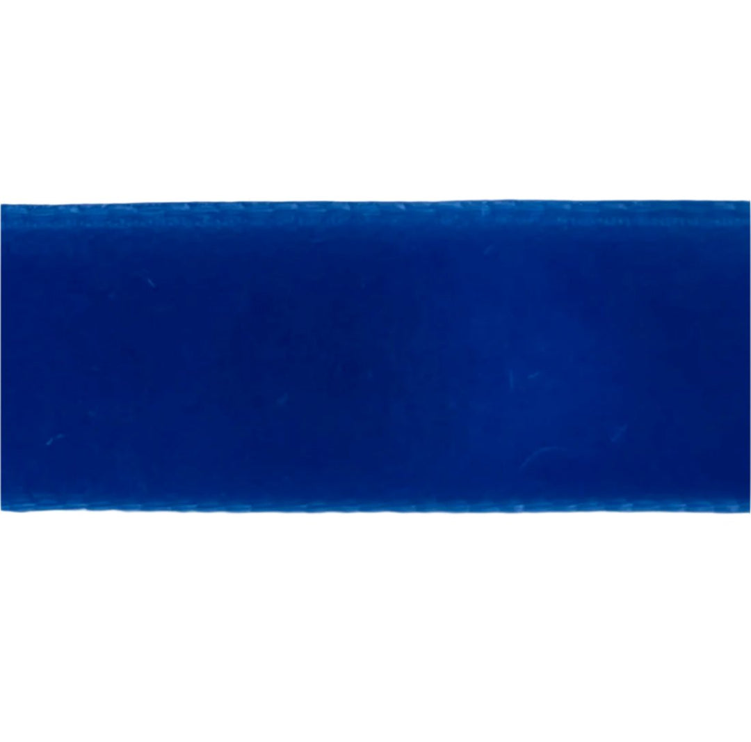 Surfside Blue Nylon Velvet Ribbon (Made in Switzerland)