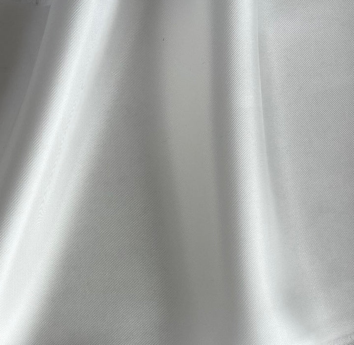 White Rayon Bemberg Lining (Made in Italy)