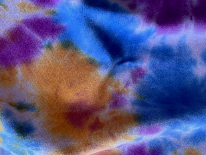 Rich Sherbet Tie-Dye French Terry Cotton Knit (Made in the Netherlands)