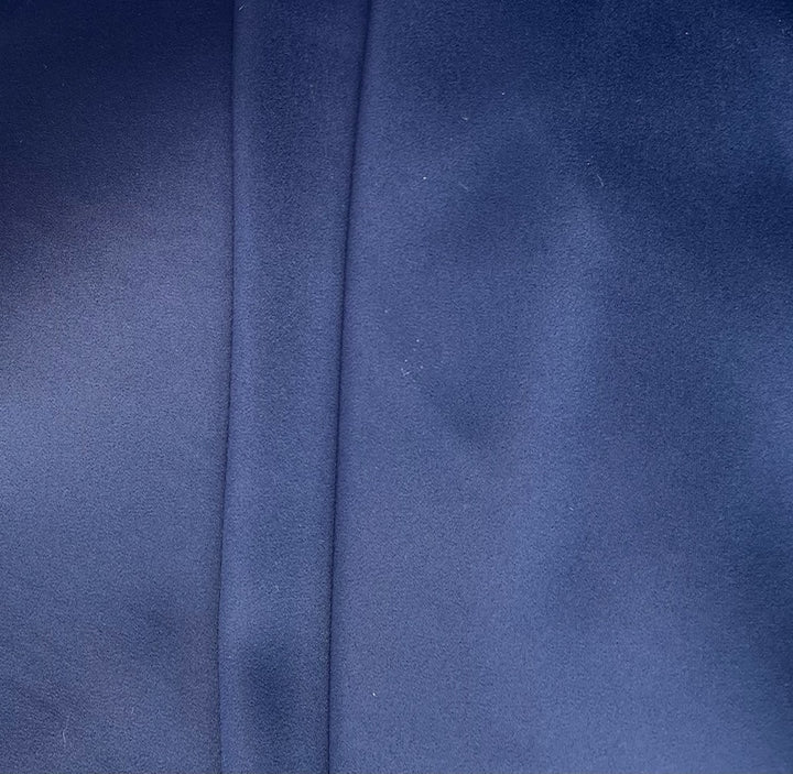 Admiral Blue Stretch Polyester Duchess Satin (Made in Korea)