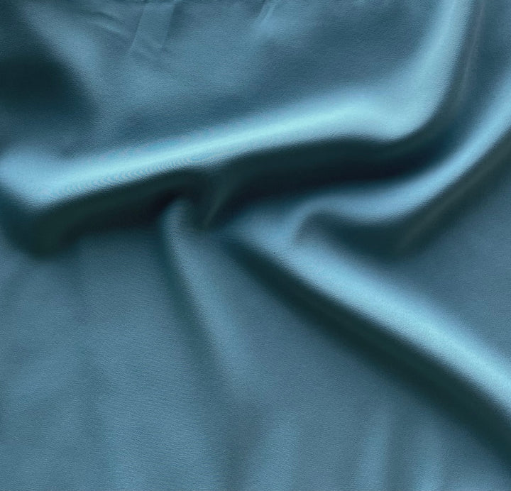 Tiffany Blue Stretch Polyester Duchess Satin (Made in Korea)