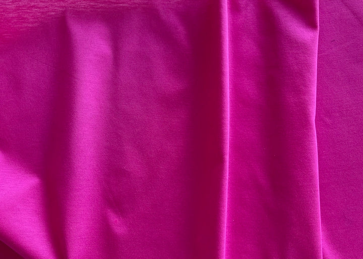 Lighter-Weight Magenta Cotton Knit (Made in Italy)