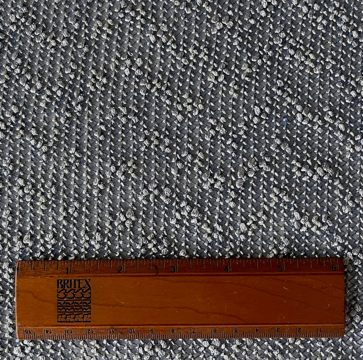 Semi-Sheer Silvery Mock Chainmail Cotton Blend Sweater Knit