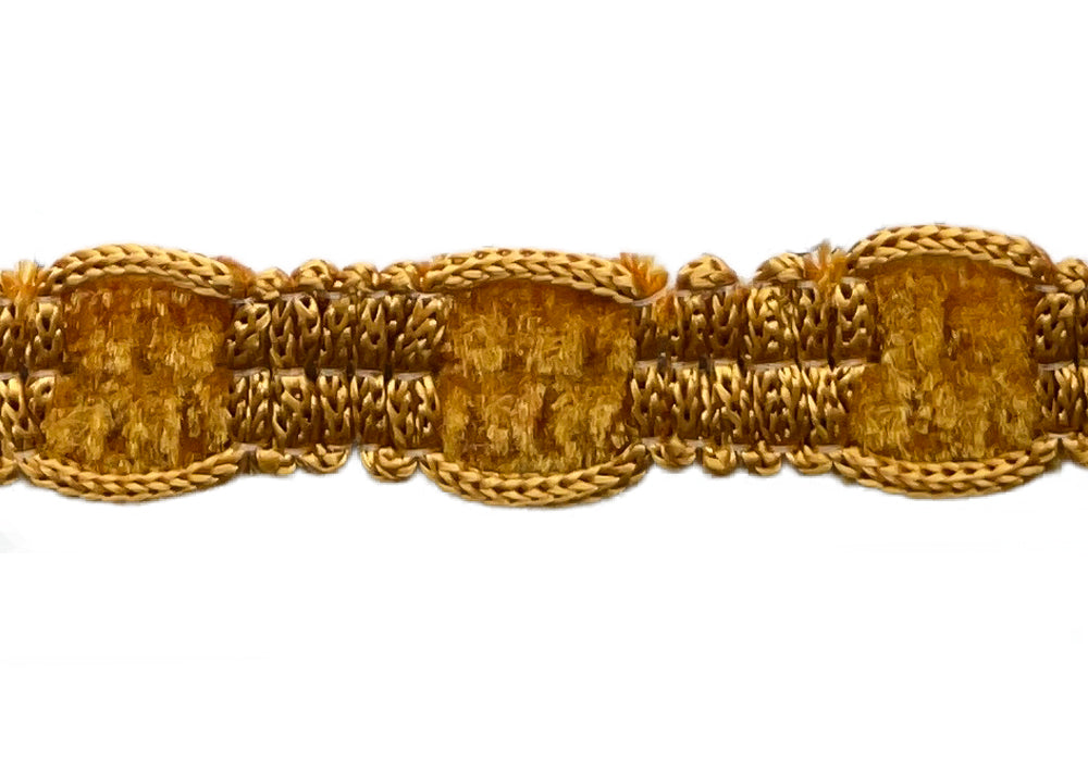 5/8" Royal Double Golden Braided Trim (Made in France)