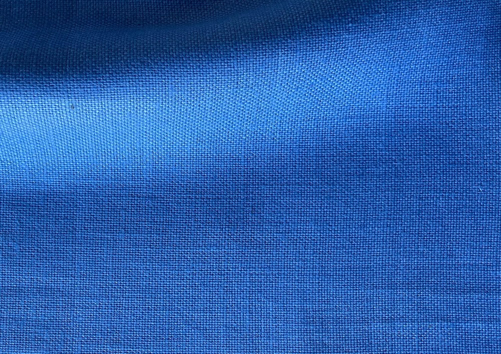 Mid-Weight Calm Ocean Blue Linen (Made in Ireland)