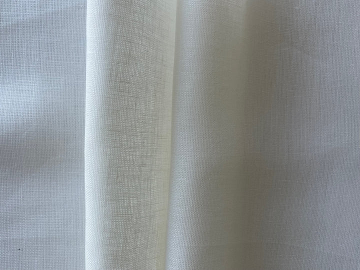 Semi-Sheer Ivory Chiffon Handkerchief Linen (Made in Poland)