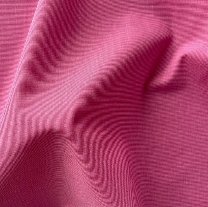 Strawberry Parfait Pima Cotton Shirting (Made in Italy)