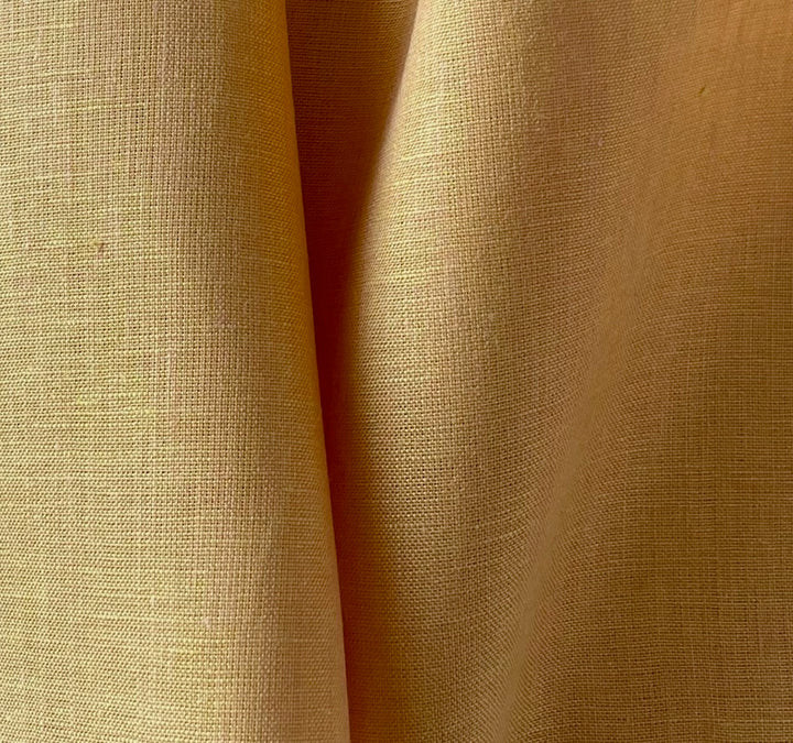 Mid-Weight Lemons & Tangerines Two-Tone Linen (Made in Poland)