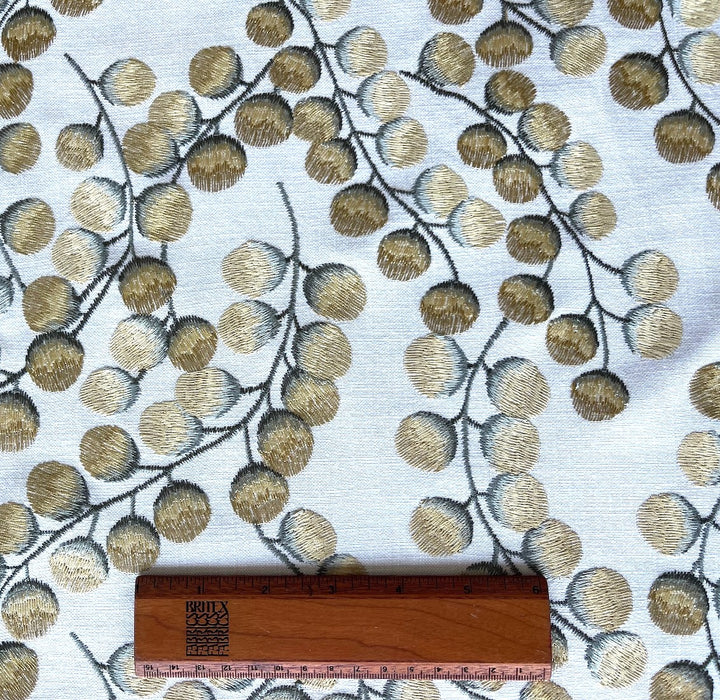Embroidered Golden Pods Cotton Blend (Made in India)