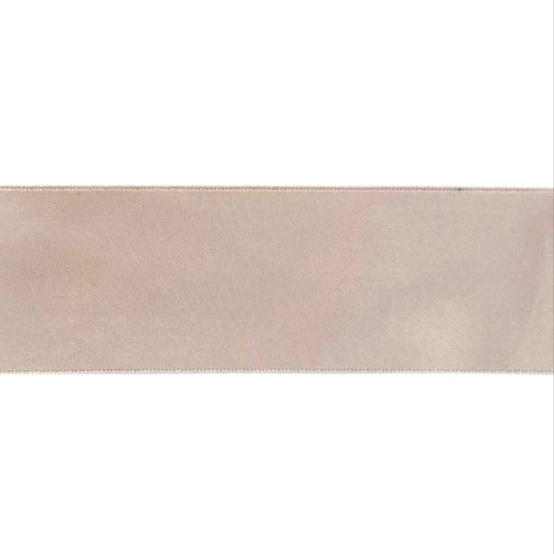 1 3/4" Rose Beige Heavier Double-Faced Satin Ribbon (Made in Japan)