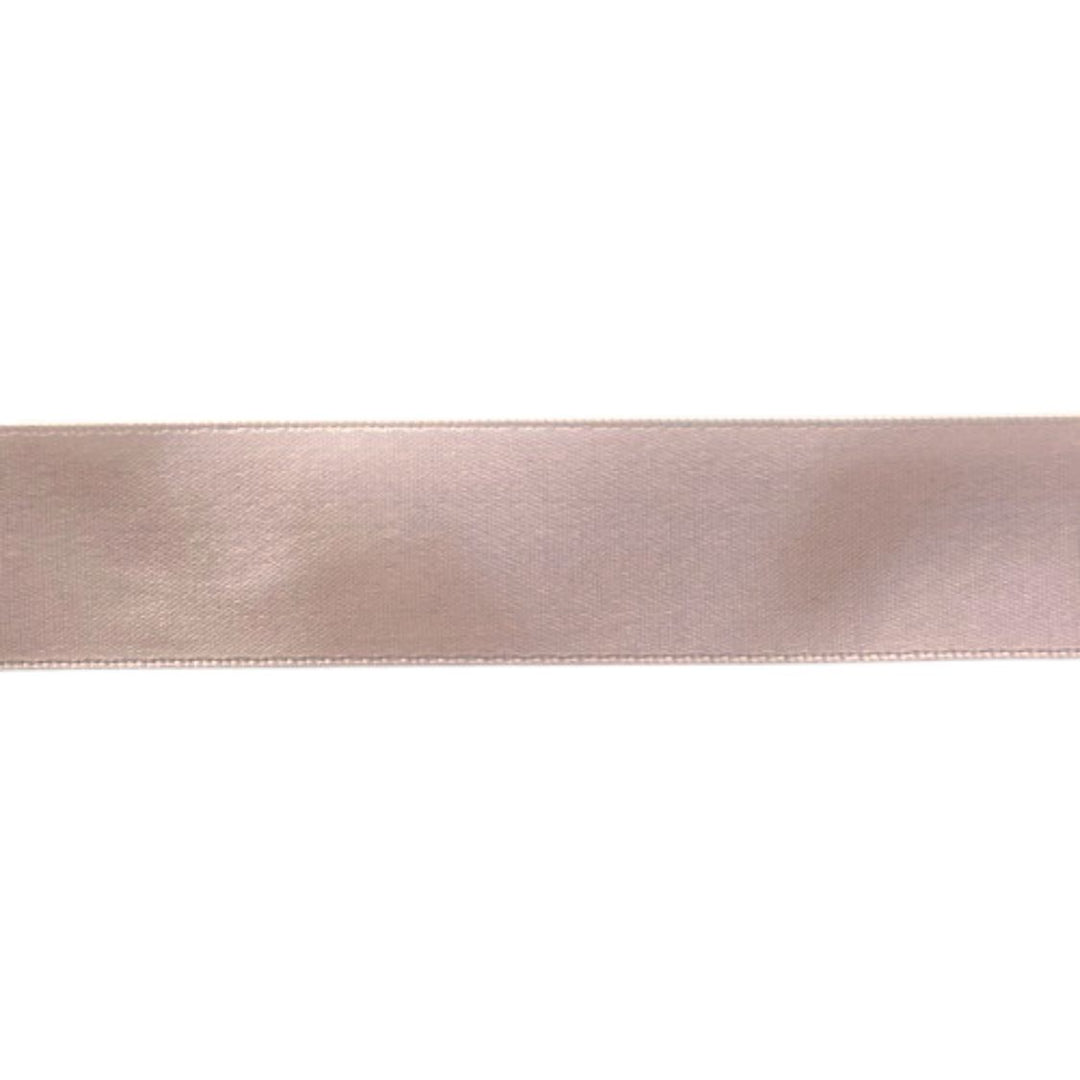 Shrimp Pink Heavier Double-Faced Satin Ribbon (Made in Japan)