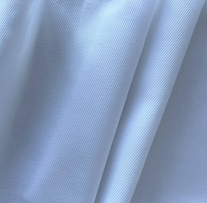 Solbiati  Bright White Exaggerated Cotton Twill (Made in Italy)