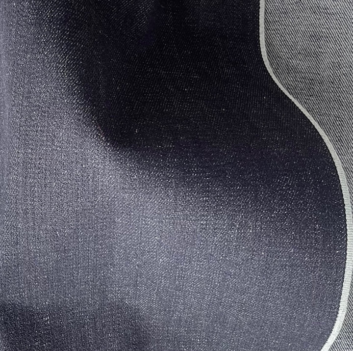 12 Oz Deep Indigo Selvedged Stretch Cotton Denim (Made in USA)