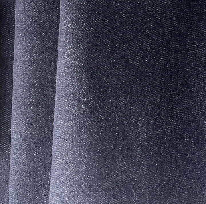 14 Oz Heavy Deep Indigo Stretch Cotton Denim (Made in USA)