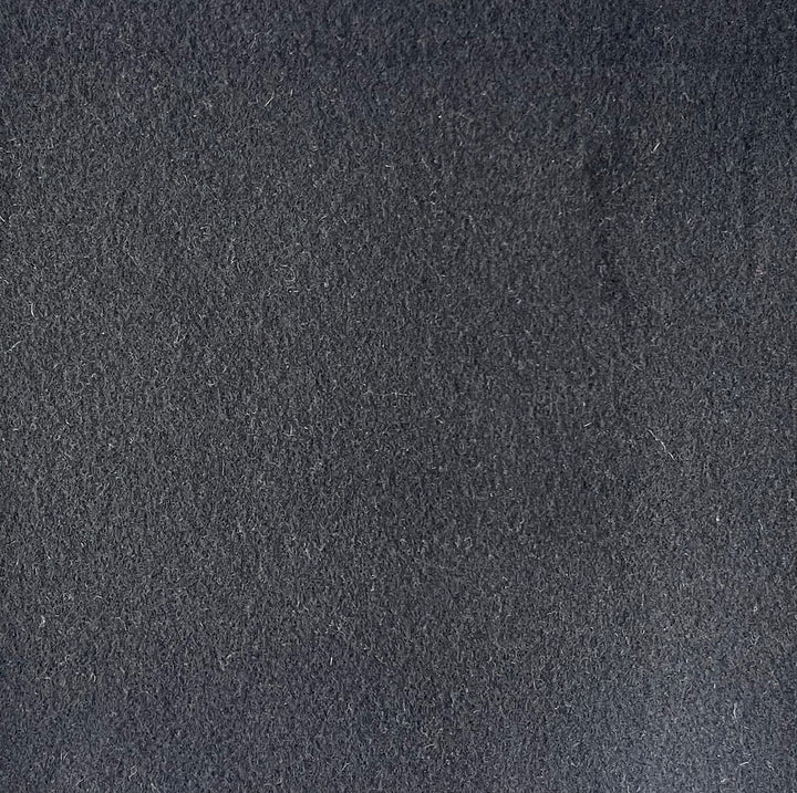 Lanificio Colombo Reversible Plaid Black Wool & Cashmere Coating (Made in Italy)