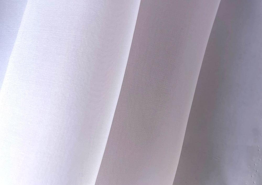 High-End Sheer Delicate Hint of Blush Silk Organza (Made in Italy)