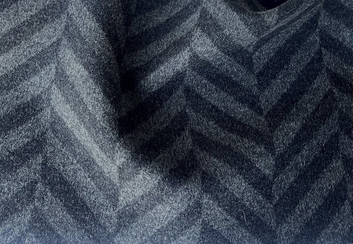 Mammoth Staggered Herringbone Cashmere Coating (Made in Italy)