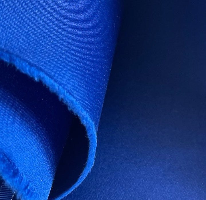 Lux Heavy-Weight Shimmering Sapphire Double-Faced Duchess Silk Satin (Made in Italy)