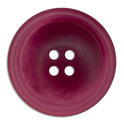 Raspberry 4-Hole Plastic Button (Made in Italy)