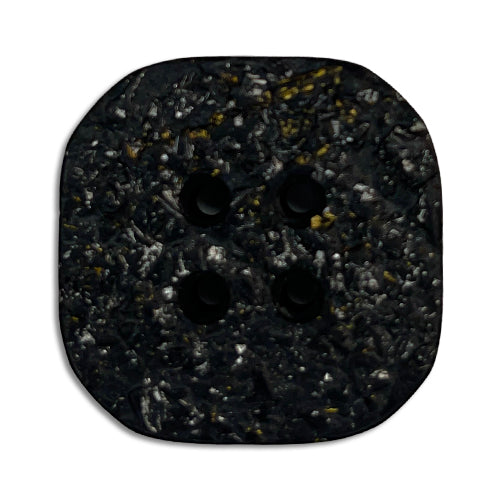 Fossilized Onyx 4-Hole Plastic Button (Made in Italy)
