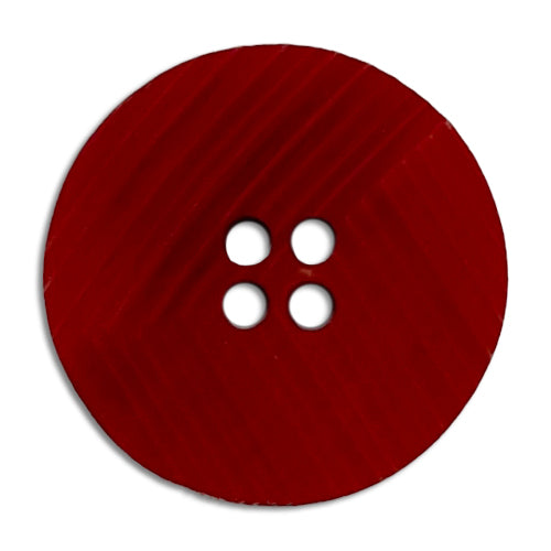 Cherry Brushstrokes 4-Hole Plastic Button (Made in Italy)