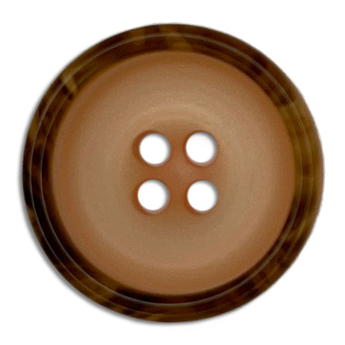 Peachy Keen 4-Hole Plastic Button (Made in Spain)