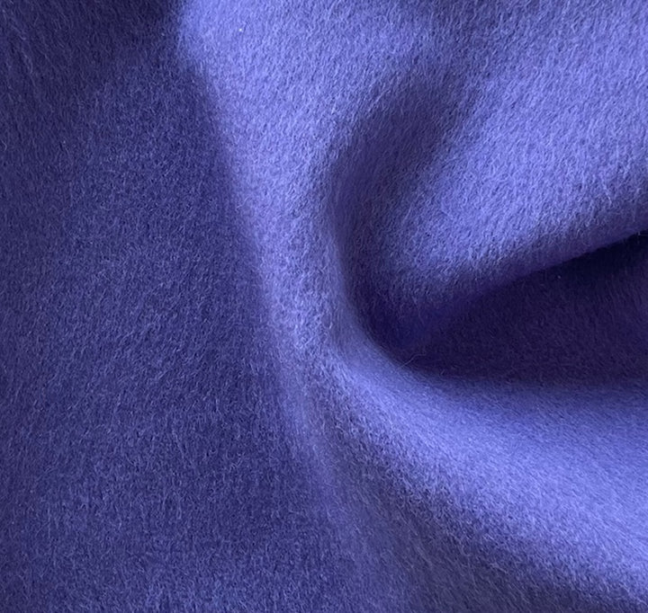 Loro Piana Mid-Weight Gorgeous Ultra Violet Alpaca & Virgin Wool Coating (Made in Italy)