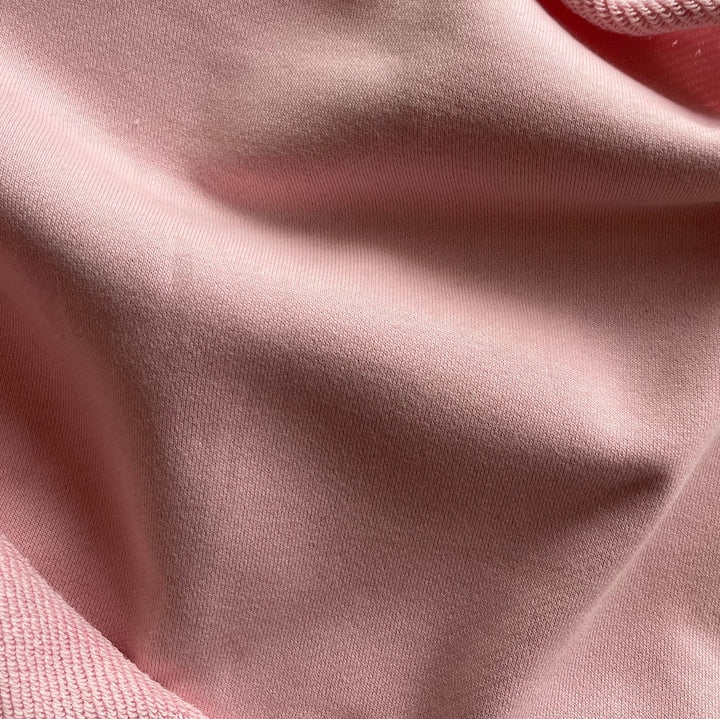 Light to Mid-Weight Rouge Dust Cotton French Terry Knit (Made in Italy)