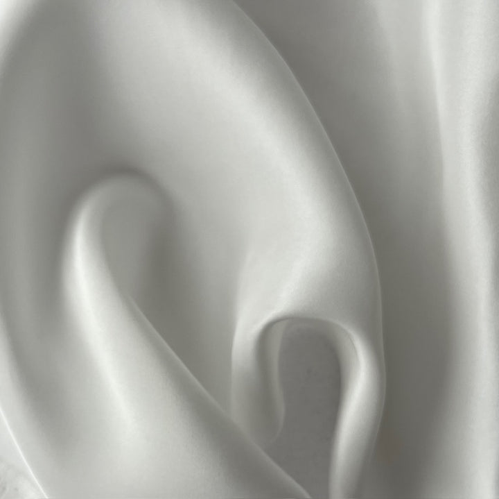 PFD Off-White Silk Crepe de Chine (Made in Italy)