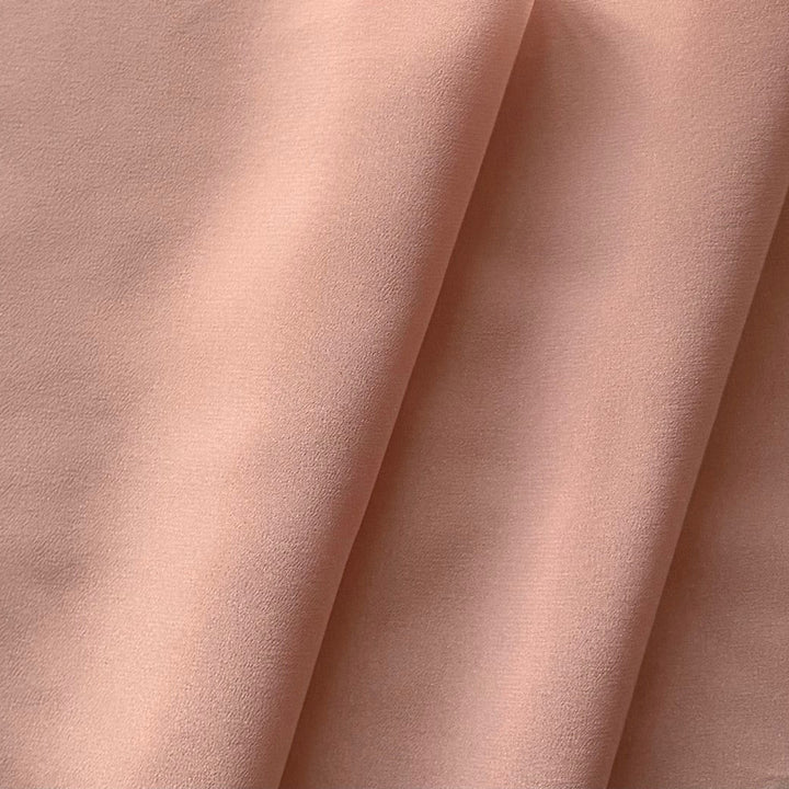 Lighter-Weight Ballet Slipper Apricot Silk Crepe de Chine (Made in Italy)
