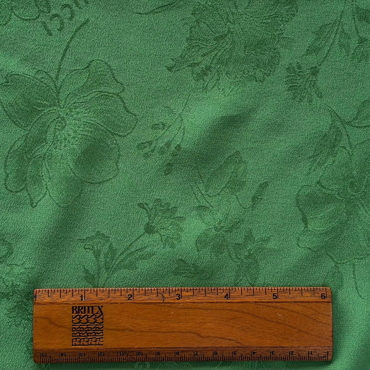 Gucci Grass Green Meadow Bouquet Signature Silk Jacquard (Made in Italy)