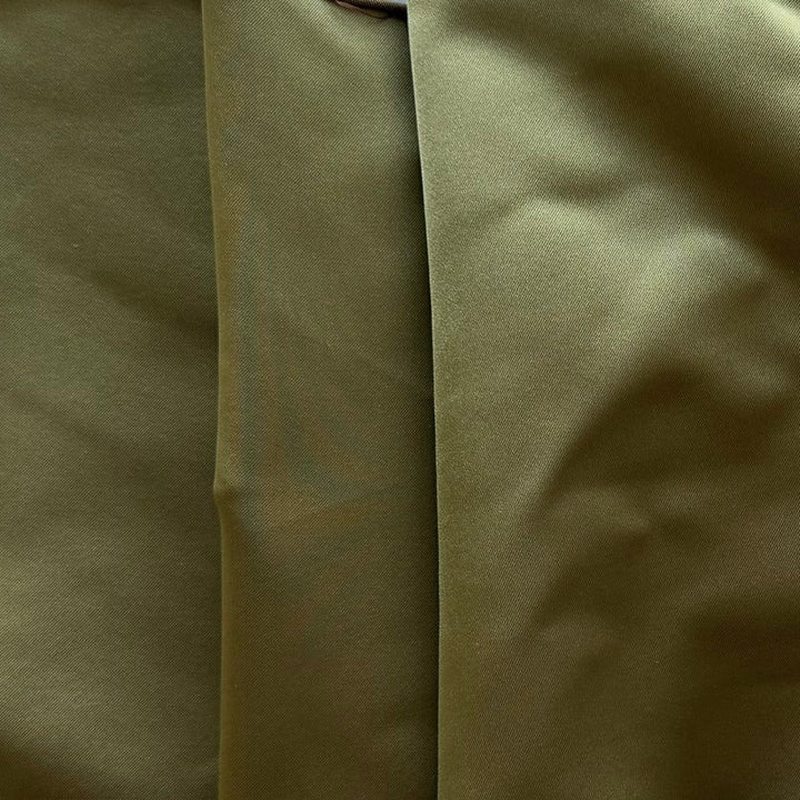 Bronzed Olive Silk Blend Duchess Satin (Made in Japan)