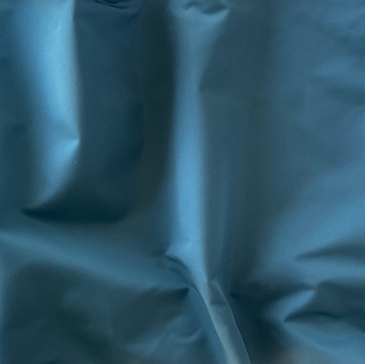 Loro Piana Elegant Dior Blue Silk Blend Taffeta (Made in Italy)