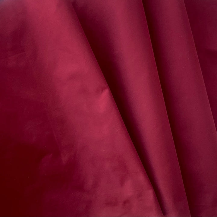 Loro Piana Rich Cranberry Silk Blend Taffeta (Made in Italy)