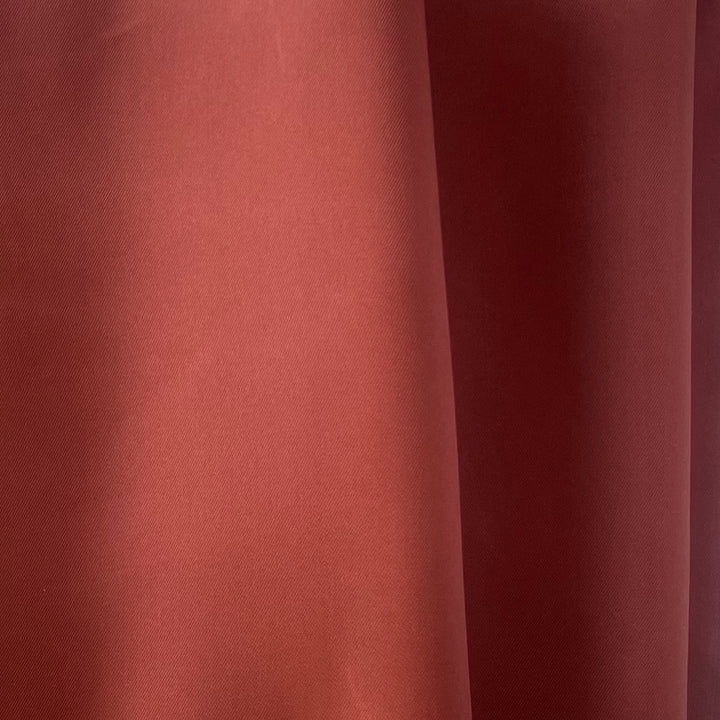 Burnt Brick Cupro Rayon Bemberg Twill Lining (Made in Italy)