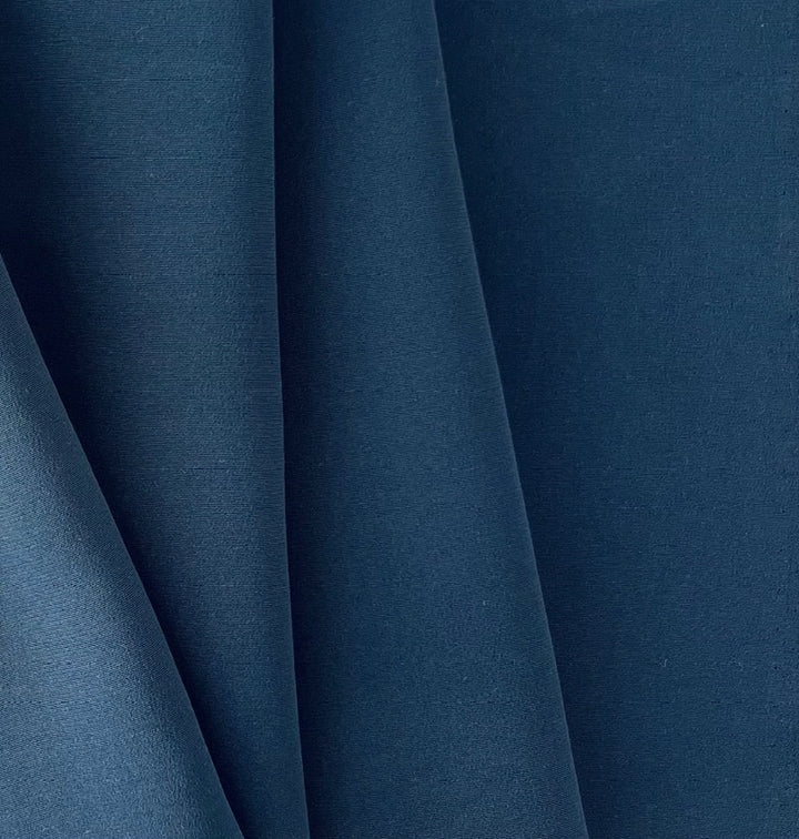 Aegean Blue 4-Ply Matte Silk Satin (Made in Italy)