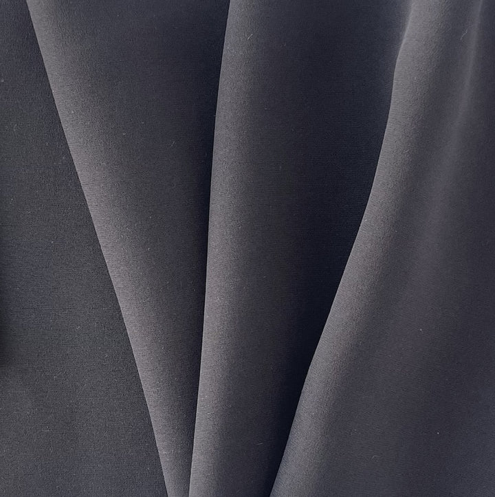 Bittersweet Chocolate 4-Ply Matte Silk Satin (Made in Italy)