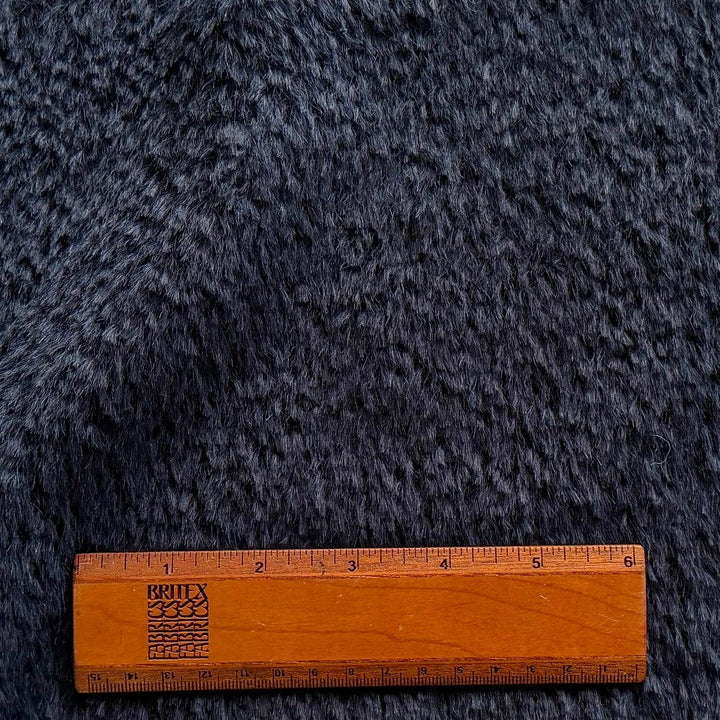 Etro Mid-Weight Midnight Navy Alpaca & Wool Coating (Made in Italy)