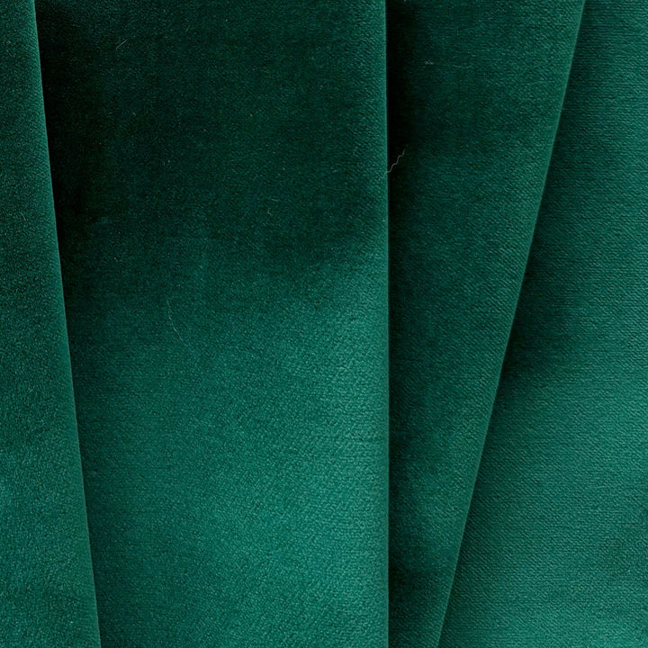 Mid-Weight Bottle Green Cotton Velvet (Made in Italy)