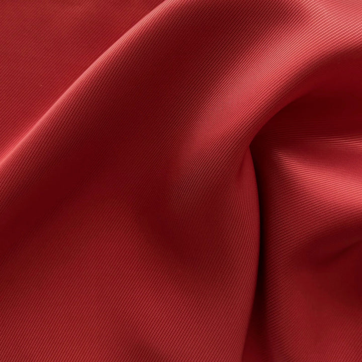 Spiced Red Clay Cupro Rayon Bemberg Twill Lining (Made in Italy)