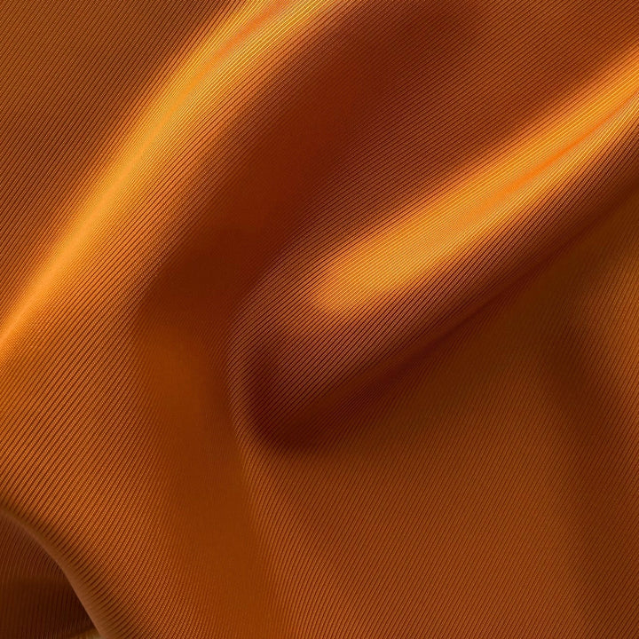 Bright Saffron Cupro Rayon Bemberg Twill Lining (Made in Italy)