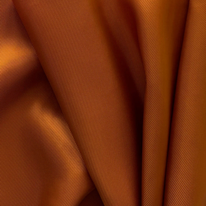 Bright Saffron Cupro Rayon Bemberg Twill Lining (Made in Italy)