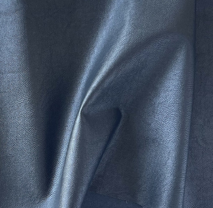 Higher End Onyx Polyurethane Blend Leatherette (Made in Italy)