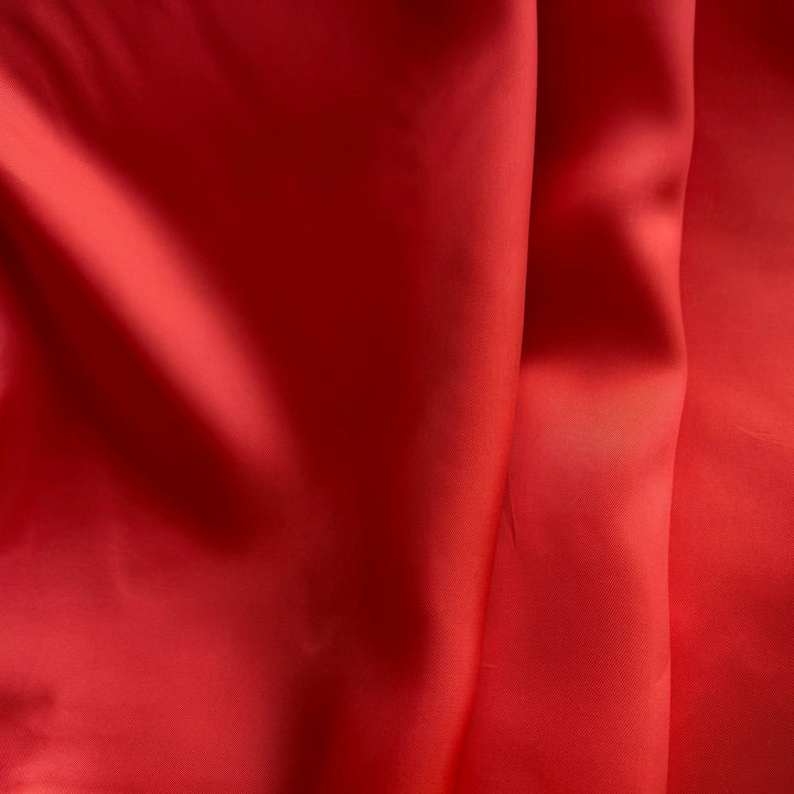 Fresh Orange Cupro Rayon Bemberg Twill Lining (Made in Italy)